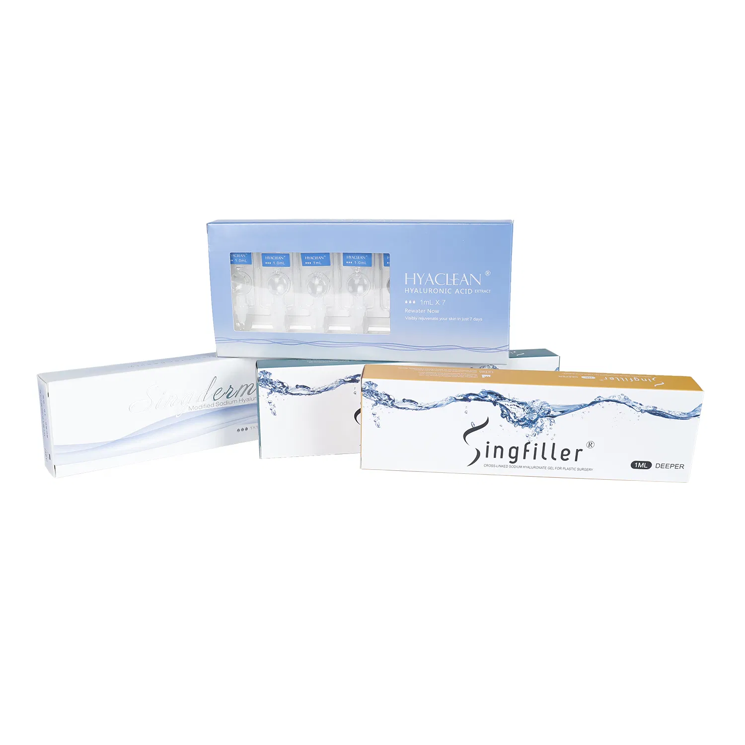 Inyección de relleno dérmico de ácido hialurónico Singderm Facial Skineance para arrugas CE OEM