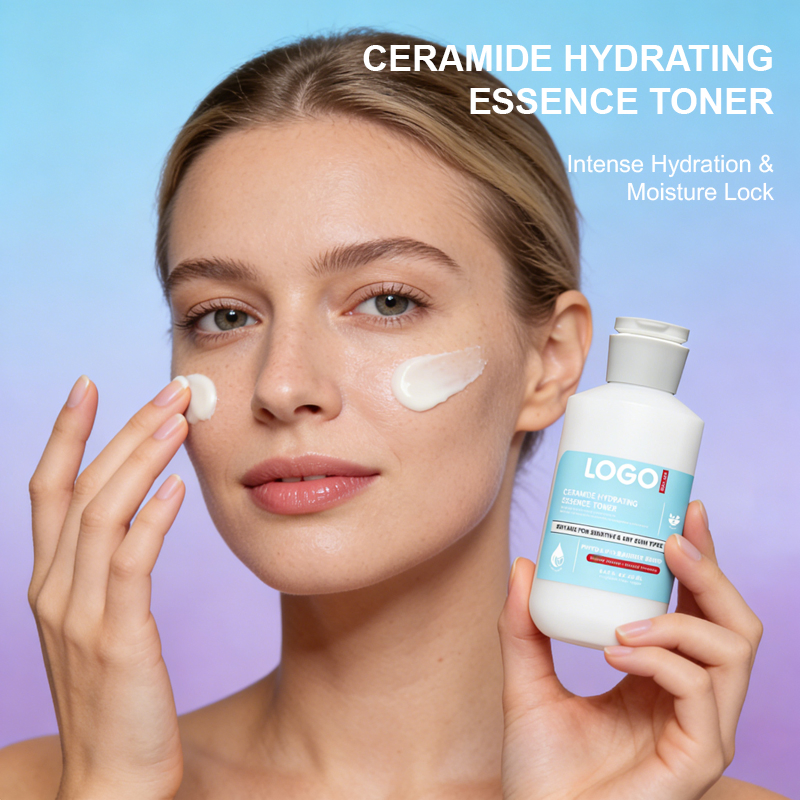 OEM Bloqueo de Humedad Profunda Repara Barrera Suaviza Asperezas Hidrata Instantáneamente Piel Seca Sensible Suero de Esencia Hidratante con Ceramidas