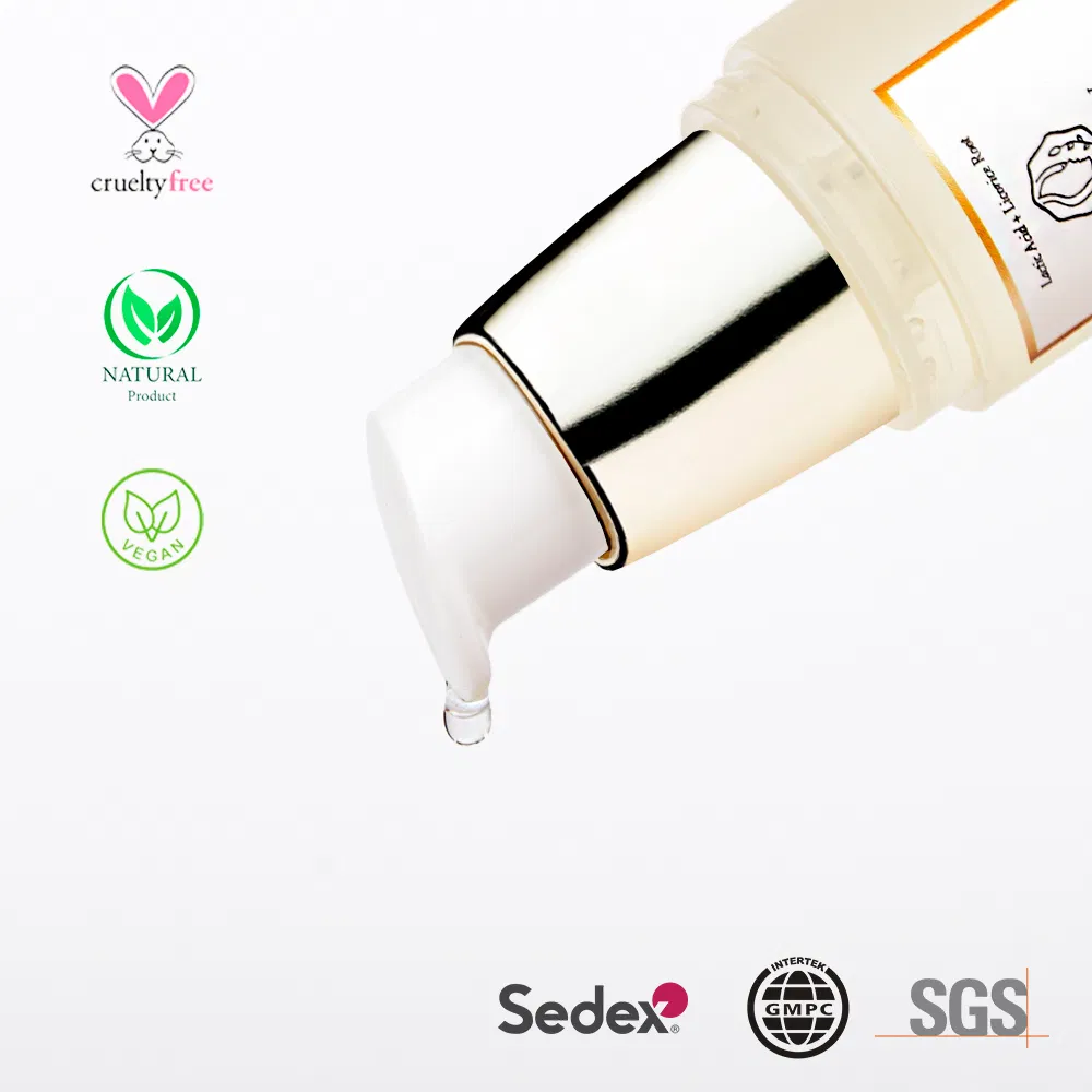 Suero hidratante y humectante de péptidos iluminadores instantáneos con vitamina C y arbutina para todo tipo de piel