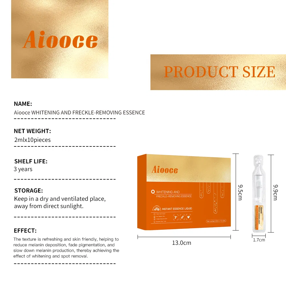 Suero blanqueador antiarrugas hidratante y humectante para el rostro, líquido de vitamina C, niacinamida, vegano, eliminación de líneas finas y pecas