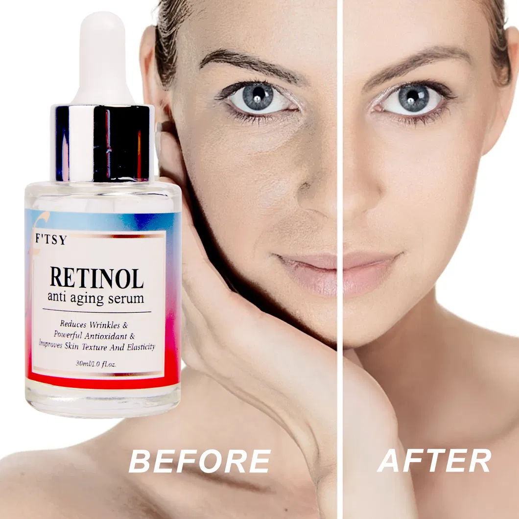 Suero de Retinol Natural Reparador Suero Facial Hidratante de Vitamina C