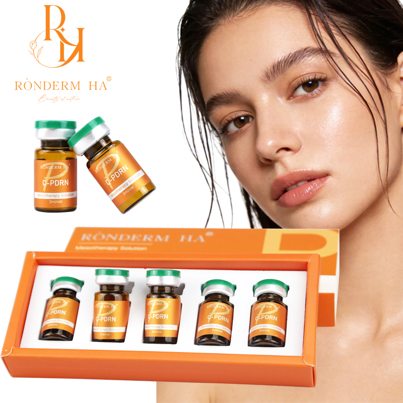 OEM Inyectable Acelerador de Piel Pdrn Mesoterapia para Rejuvenecimiento Facial 3ml*5