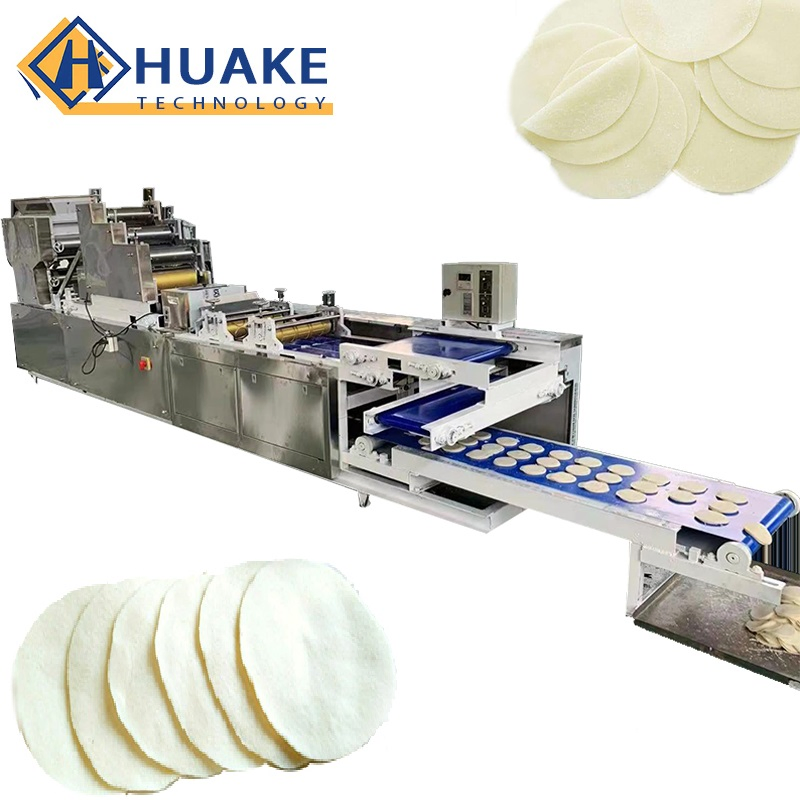 Máquina de Fazer Massa para Dumpling Máquina de Fazer Pele de Ravioli Fabricante de Wrappers de Wonton Máquina de Pele de Dumpling
