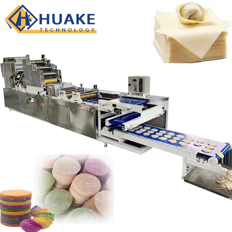 Máquina de Fazer Massa para Dumpling Máquina de Fazer Pele de Ravioli Fabricante de Wrappers de Wonton Máquina de Pele de Dumpling
