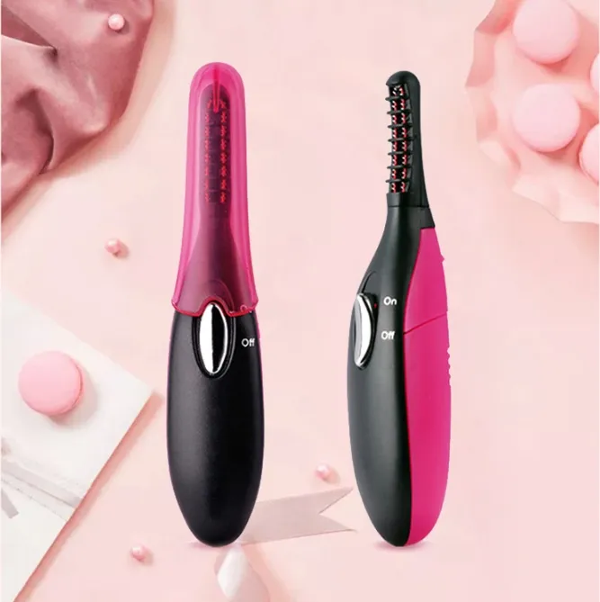 Curvador de Cílios Aquecido Inovador com Tecnologia de Silicone Antiaderente