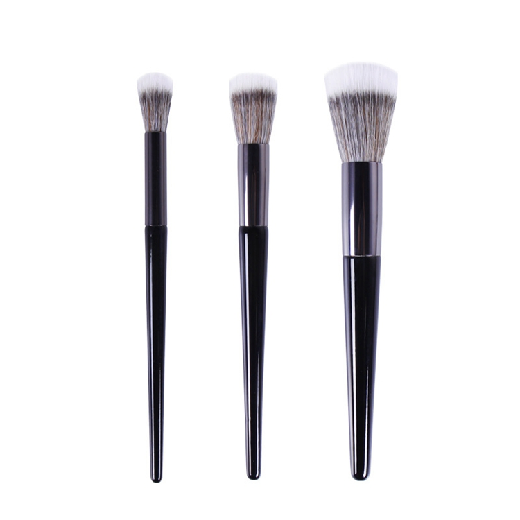 Novo Pincel de Blush Contorno Profissional para Rosto Maquiagem Pincéis Grandes de Pó Ferramentas de Cosméticos com Cerdas Sintéticas
