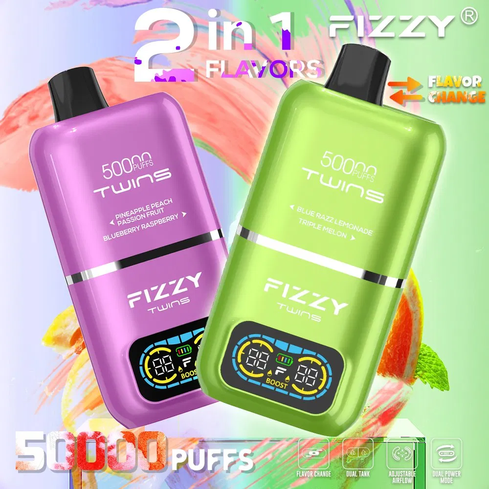 Vape Descartável Duplo Berlin Hot Fizzy 50000 60000 70000 Triplo 70000 70K Puffs com Ajustável 200 em 1 3 em 1 Sabores Estoque por Atacado para Envio Online