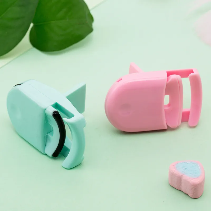 Novo Curvador de Cílios Portátil de Plástico ABS Mini Ferramenta de Beleza Parcial