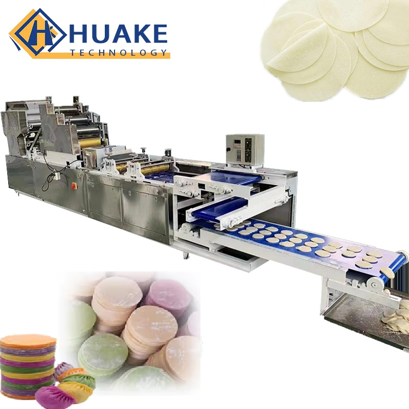 Máquina de Fazer Massa para Dumpling Máquina de Fazer Pele de Ravioli Fabricante de Wrappers de Wonton Máquina de Pele de Dumpling