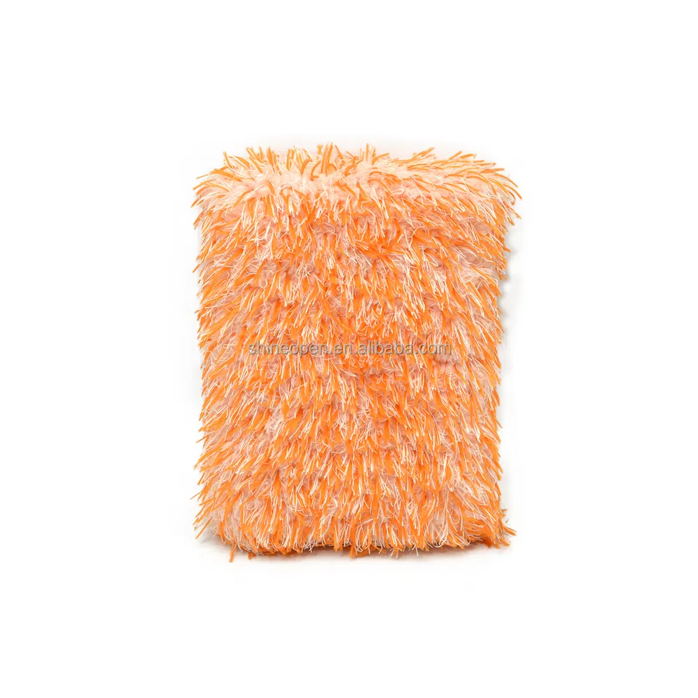 Esponja de Lavagem de Carro Plush Grande Almofadas de Microfibra Coreana Premium Absorvente de Coral Fleece Bloco