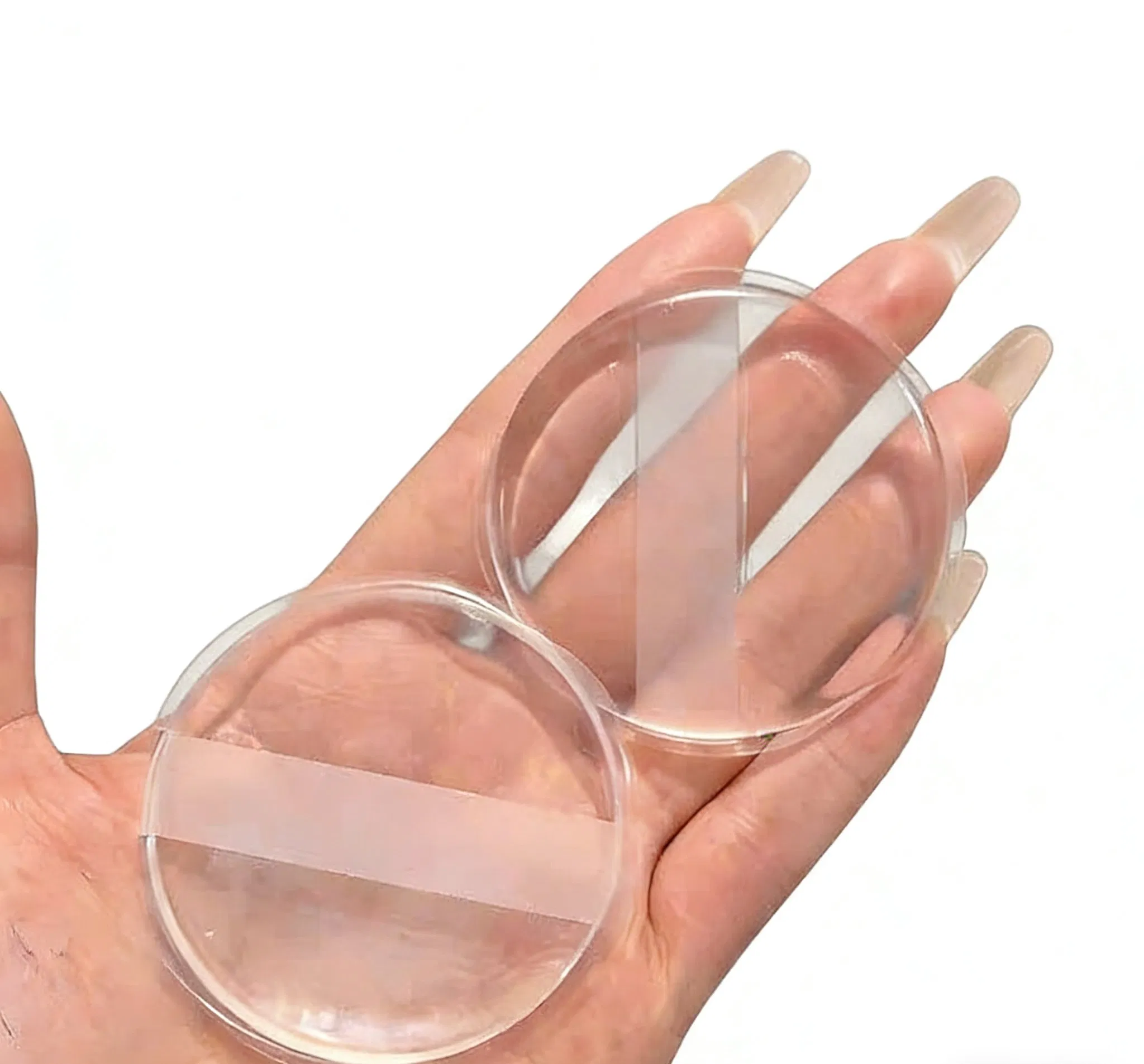 Esponja de Maquiagem de Silicone Natural Macio para Aplicação Perfeita