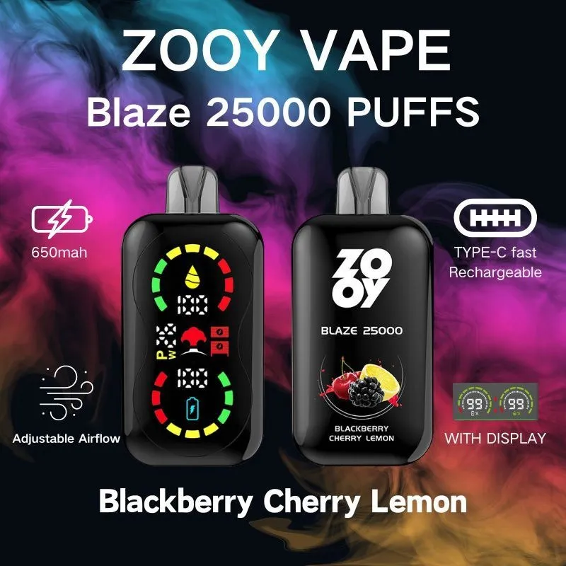 Caneta Vape Descartável Zooy Blaze 25000 Puffs