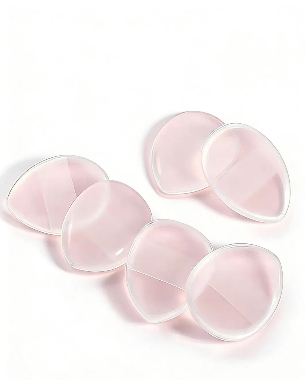 Esponja de Maquiagem de Silicone Natural Macio para Aplicação Perfeita