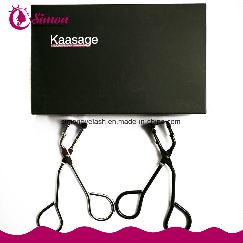 Curvador de Cílios Mini Falso em Aço Inoxidável Preto
