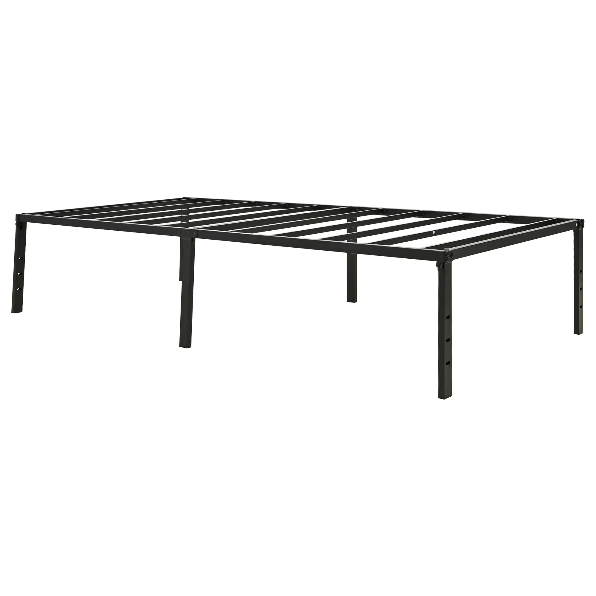Cama de Ferro Simples Essencial - Construção de Painel Plano Confiável