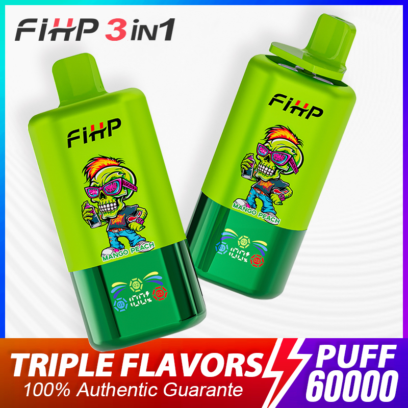 Fihp 60000 Puff Vape com Sabor Triplo para Atacadistas