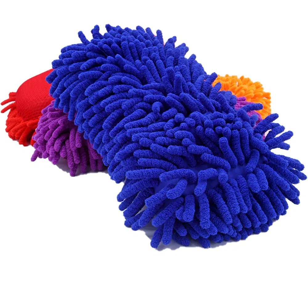 Esponja de Limpeza de Carro Premium de Alta Qualidade, Colorida, de Microfibra Chenille