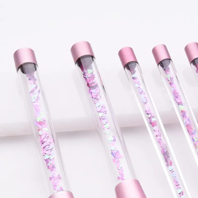 Pincéis de Maquiagem de Unicórnio, Cristal Líquido Brilhante, Pincéis de Glitter