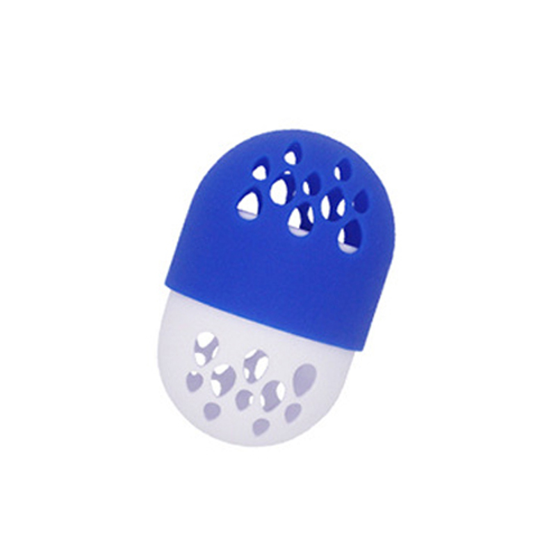 Suporte para secagem de esponja de beleza em pó de silicone macio