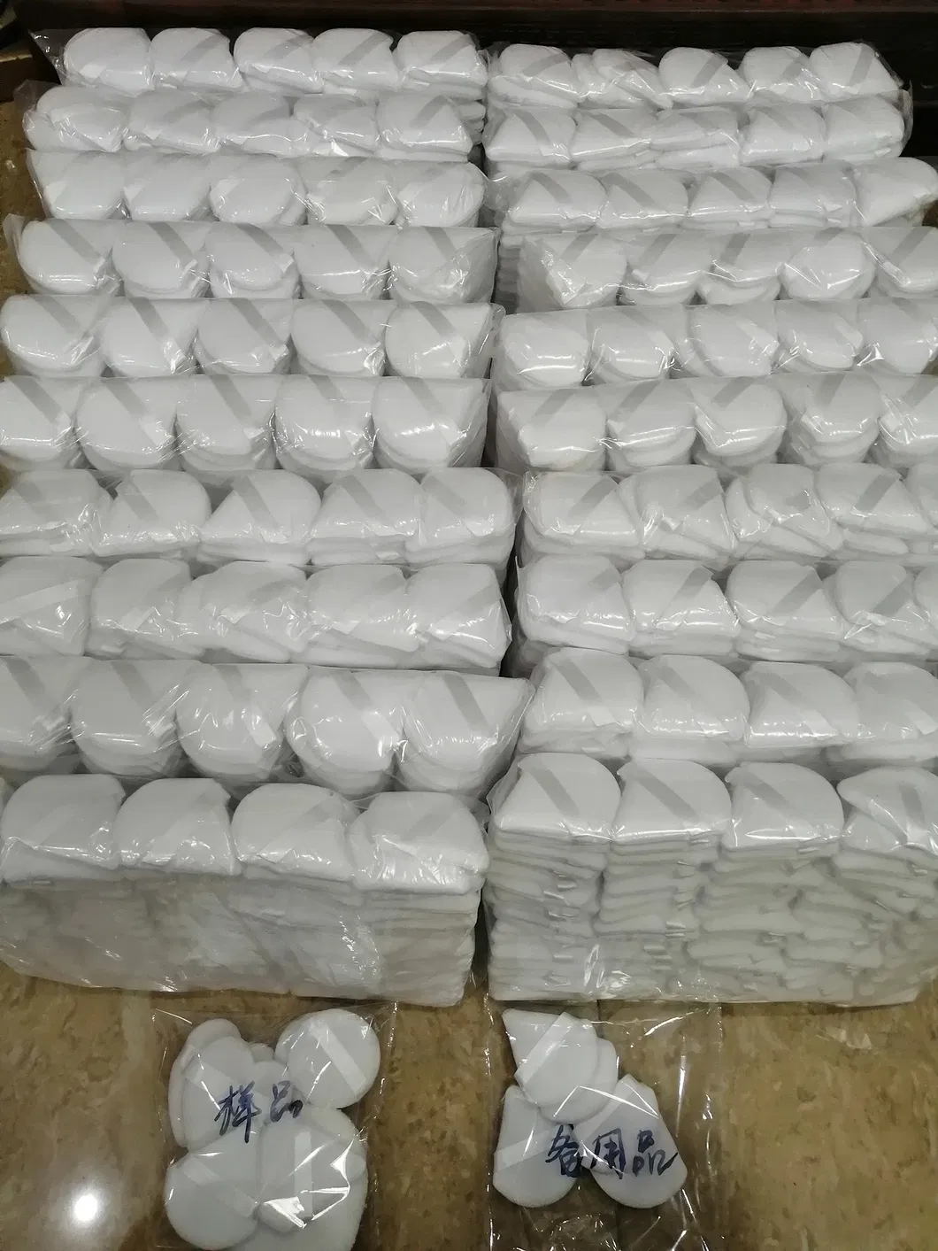 Esponja de Maquiagem Redonda Lavável Puff de Pó Macio de Veludo para o Rosto