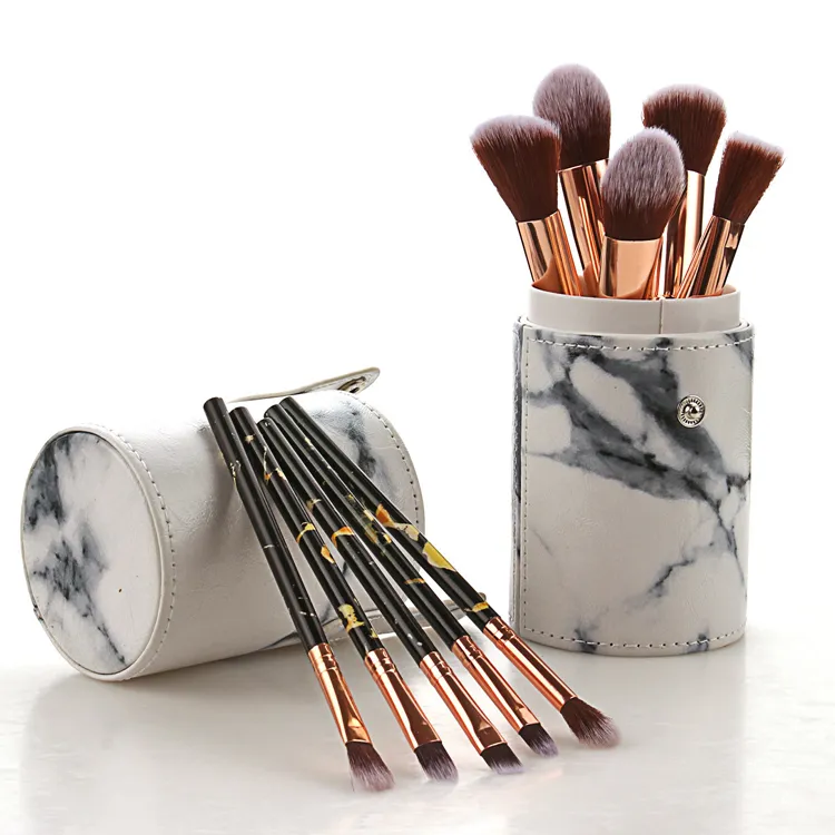 Maquiagem de Mármore Quente Brushes12PCS Conjunto de Pincéis de Maquiagem 1