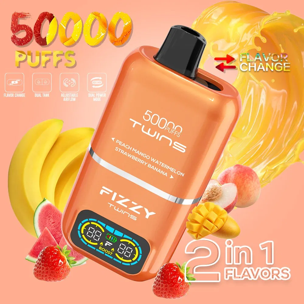 Vape Descartável Duplo Berlin Hot Fizzy 50000 60000 70000 Triplo 70000 70K Puffs com Ajustável 200 em 1 3 em 1 Sabores Estoque por Atacado para Envio Online