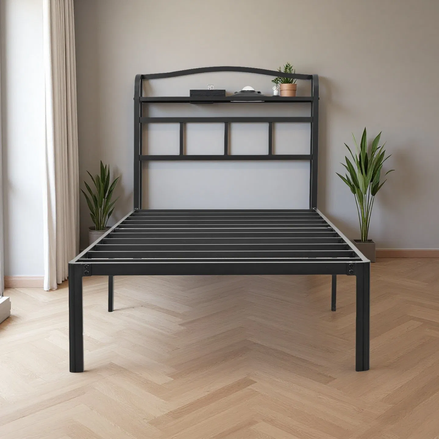 Móveis para Casa Móveis para Quarto Cama de Solteiro. Aço Durável Feito na China