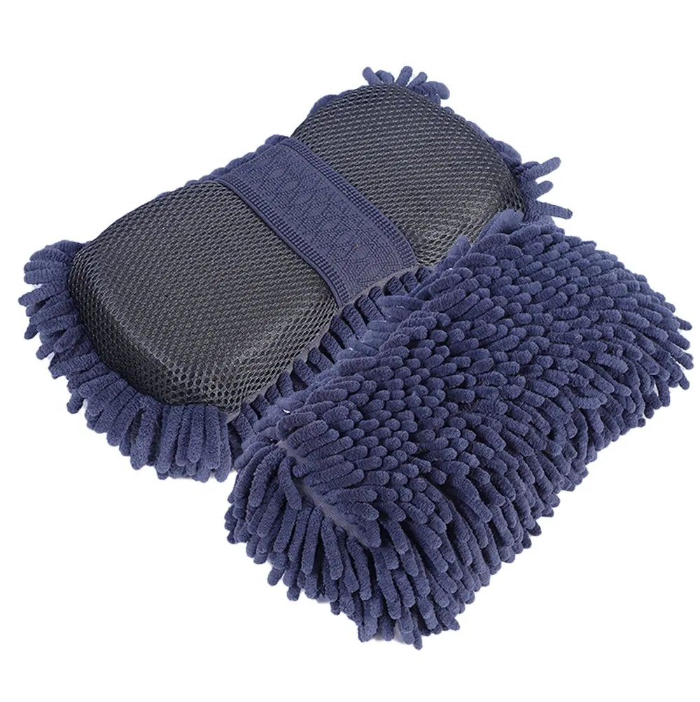 8 Esponjas de Lavagem para Carros, Caminhões, Barcos e Motocicletas em Microfibra Chenille Sem Arranhões