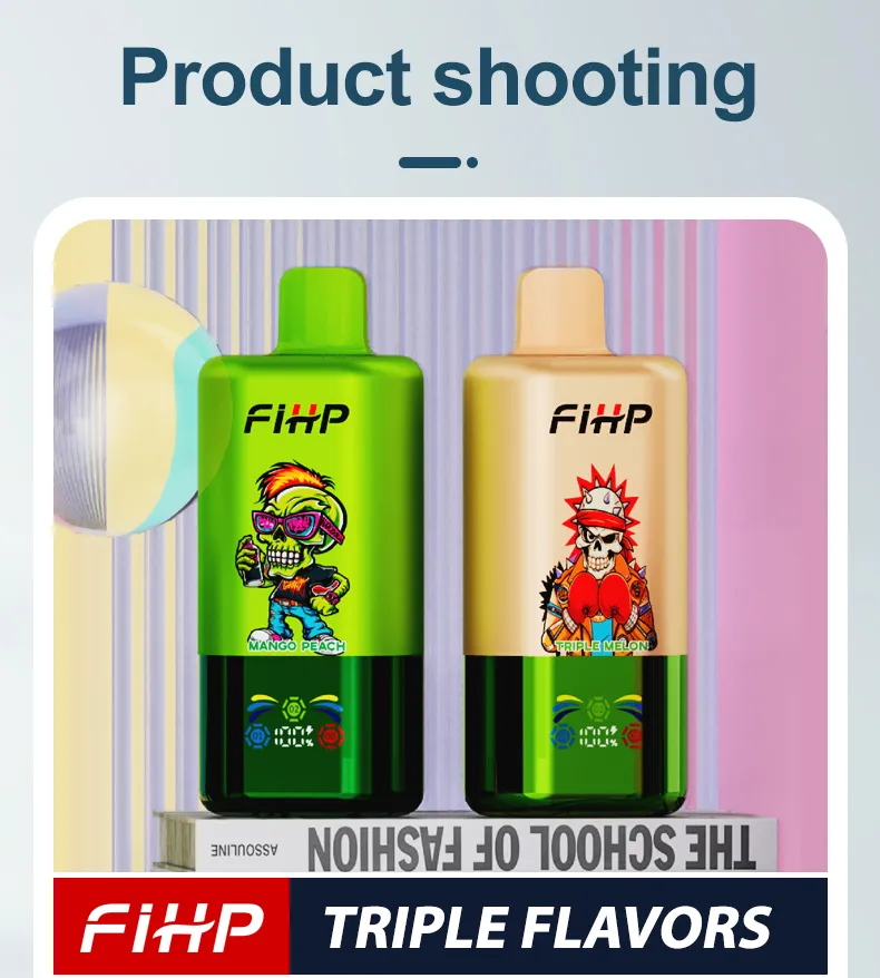 Fihp 60000 Puff Vape com Sabor Triplo para Atacadistas