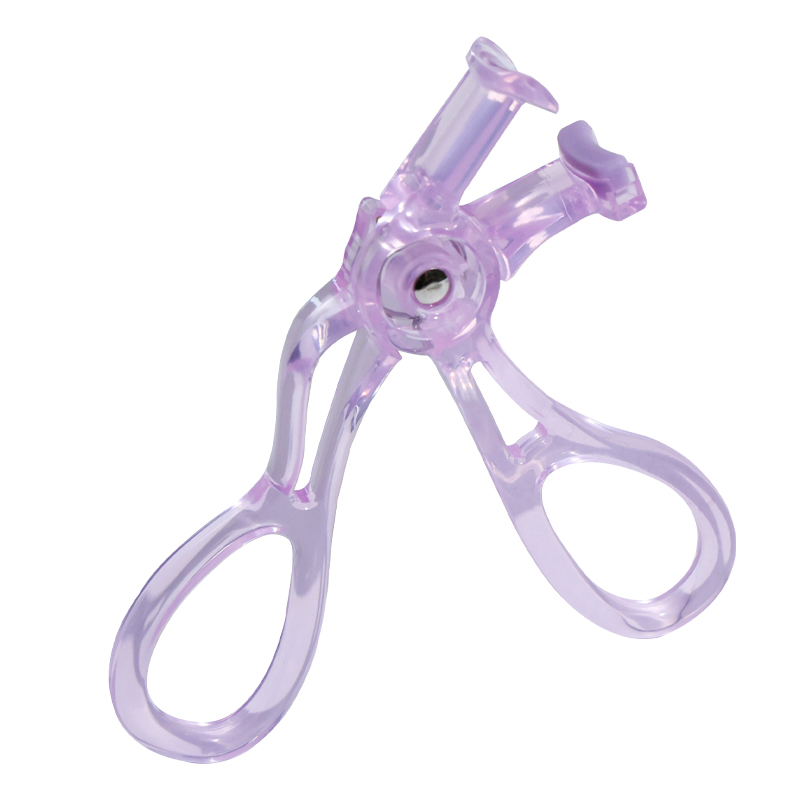 Curvador de Cílios Mini de Plástico Transparente por Atacado, Dispositivo de Curvatura Parcial Ergonômico