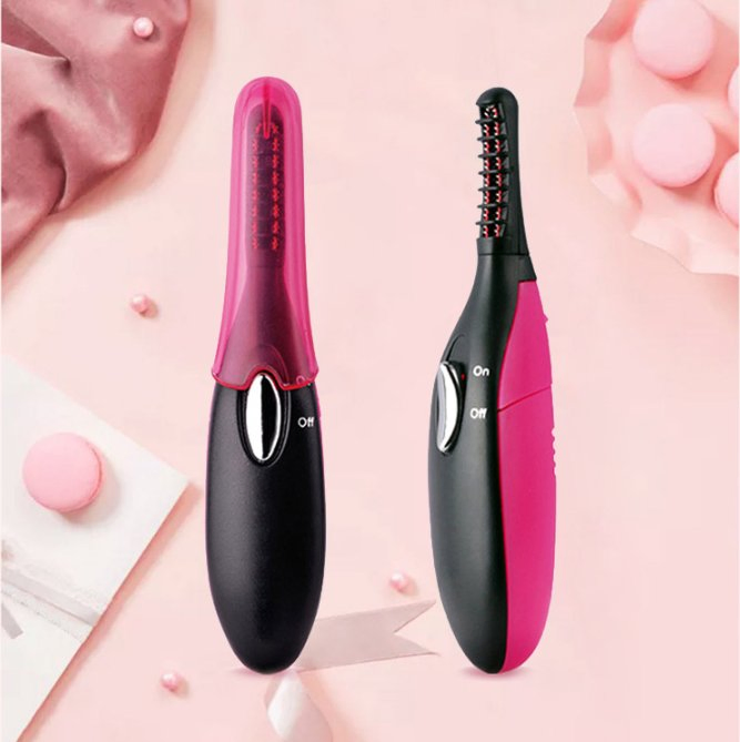 Curvador de Cílios Aquecido Inovador com Tecnologia de Silicone Antiaderente