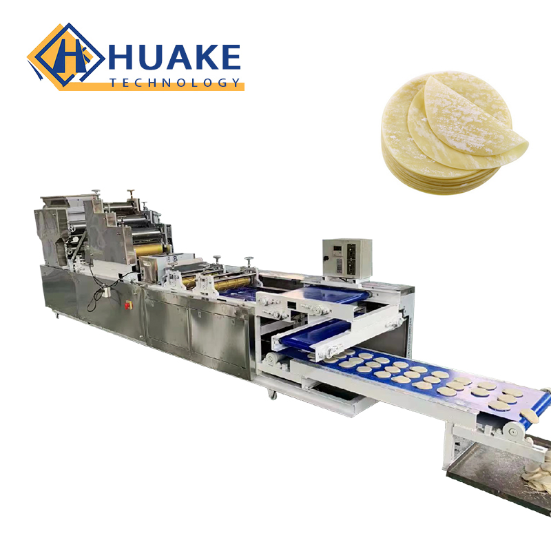 Linha de Produção de Máquina de Massa para Wrappers de Wonton e Dumplings Totalmente Automática