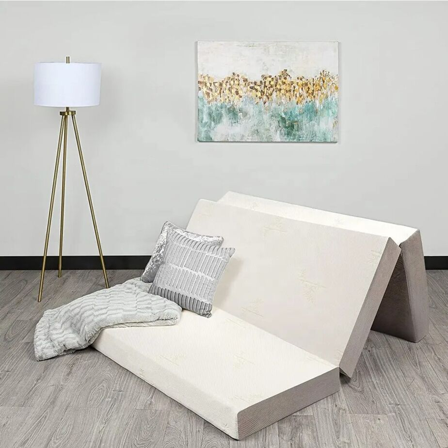 Cadeira Sofá Cama Dobrável de Espuma Confortável Conversível para Sala de Estar Escritório Apartamento