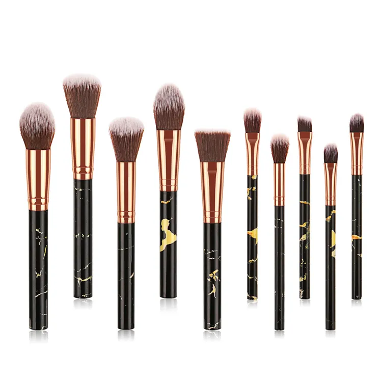 Maquiagem de Mármore Quente Brushes12PCS Conjunto de Pincéis de Maquiagem 3