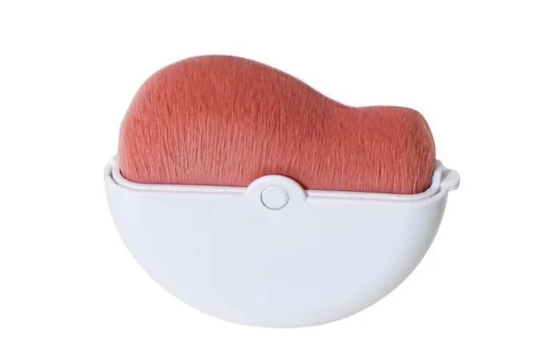 Novo Pincel Rotativo para Corretivo, Contorno Facial, Blush e Base