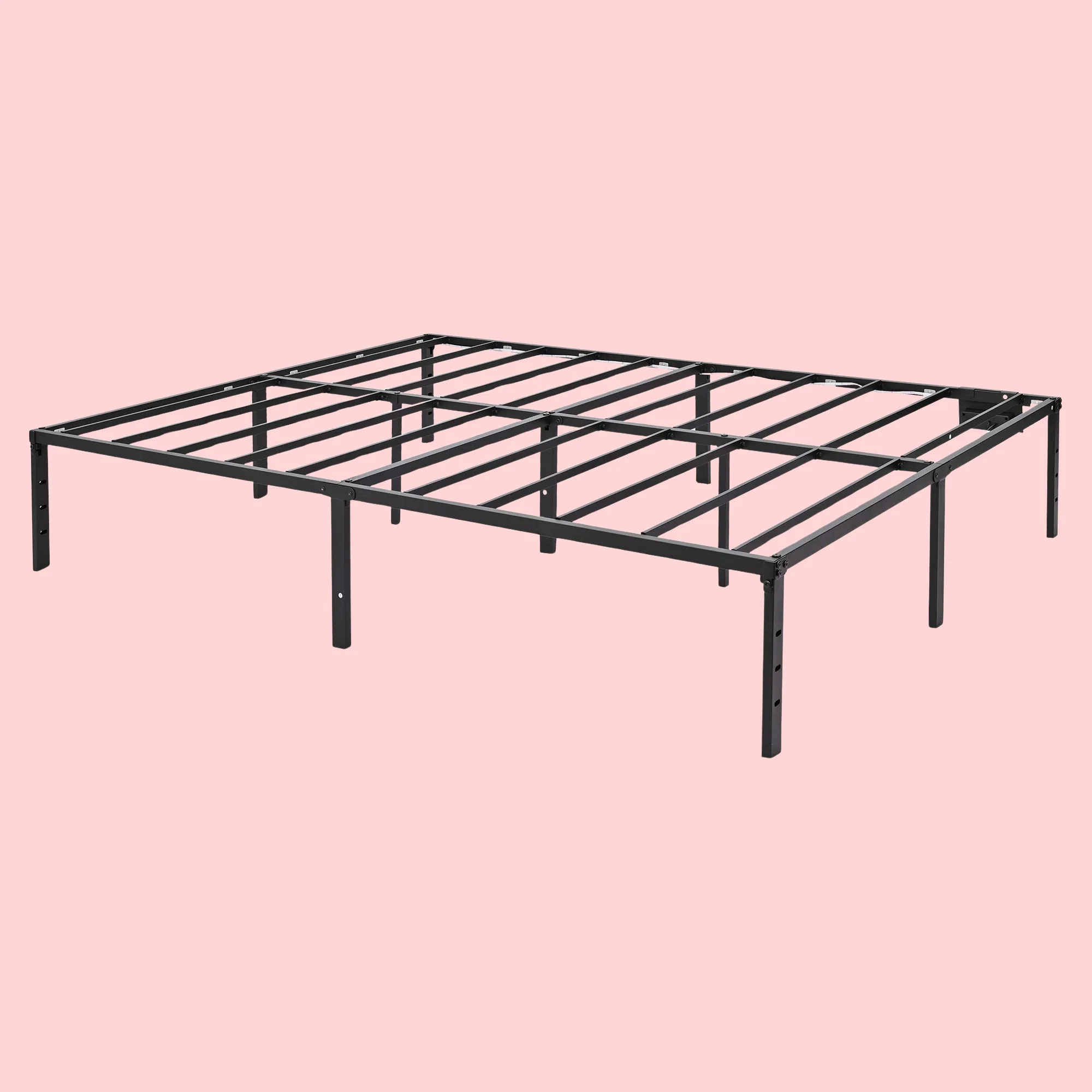 Conjunto de Móveis Moderno para Quarto com Estrutura de Cama de Painel Plano em Metal OEM