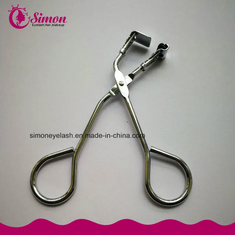 Curvador de Cílios Mini Falso em Aço Inoxidável Preto