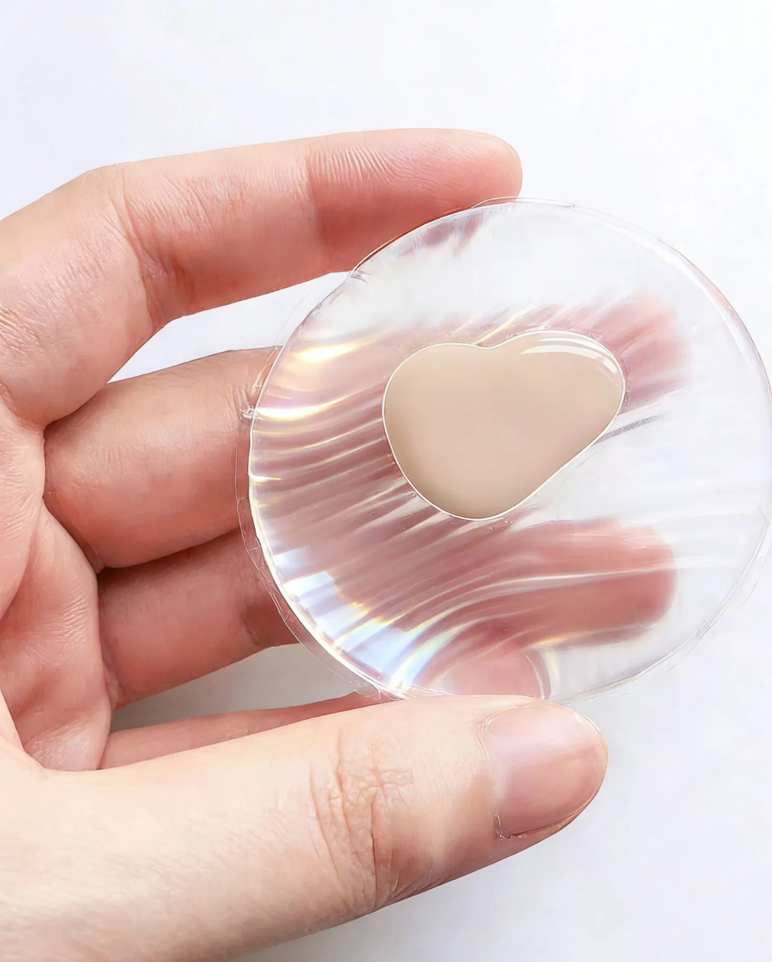 Esponja de Maquiagem de Silicone Natural Macio para Aplicação Perfeita