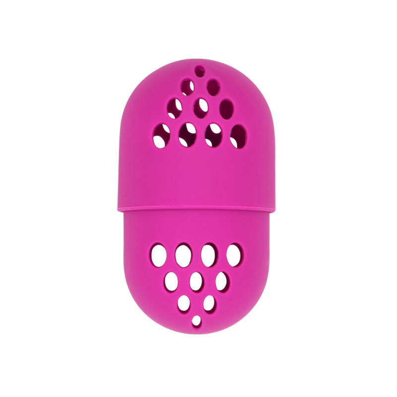 Conjunto de Ferramentas de Beleza para Viagem, Esponja de Maquiagem de Silicone Permeável ao Ar, Caixa de Armazenamento de Cosméticos