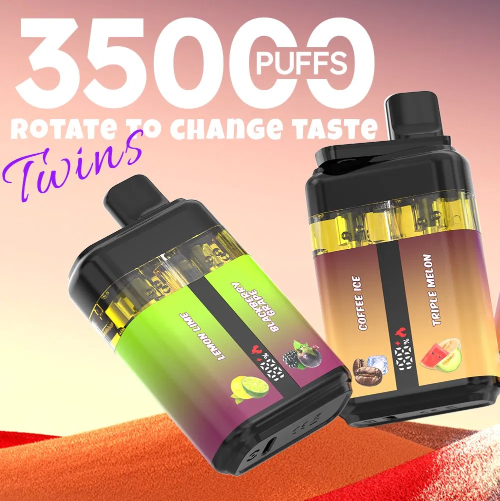 Preço de Atacado Armazém da UE Hifancy Twins 35000 Puffs 2 em 1 Sabores Duplos Caneta Vape Descartável e Vaporizador com Frete Grátis