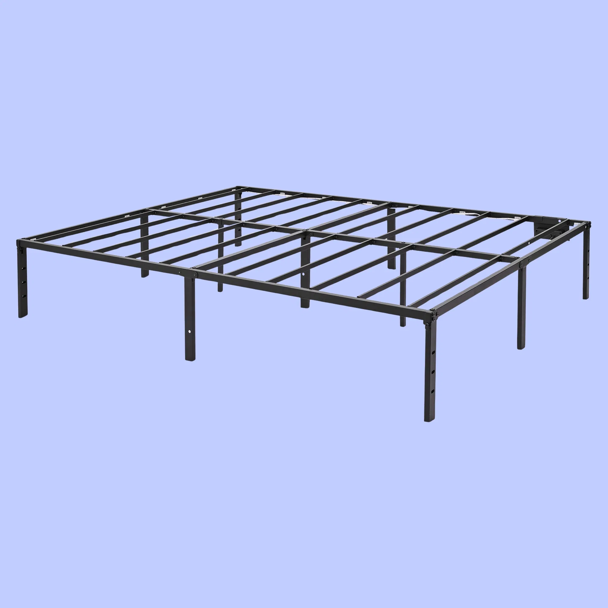 Conjunto de Móveis Moderno para Quarto com Estrutura de Cama de Painel Plano em Metal OEM