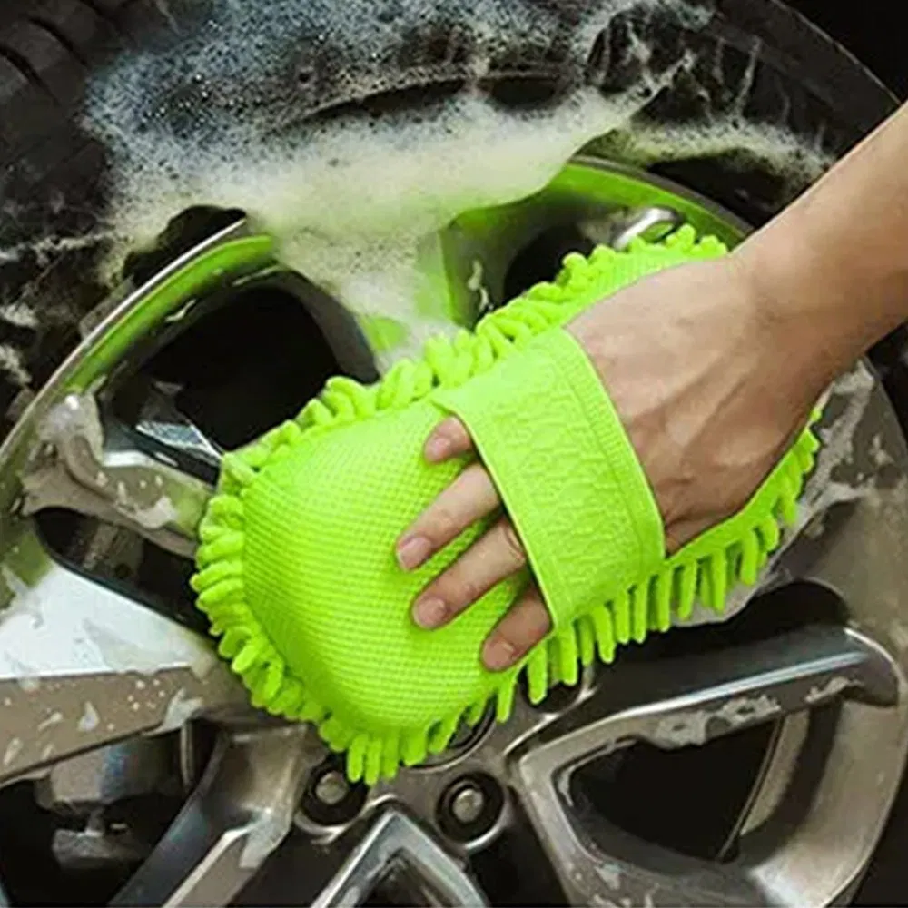 8 Esponjas de Lavagem para Carros, Caminhões, Barcos e Motocicletas em Microfibra Chenille Sem Arranhões
