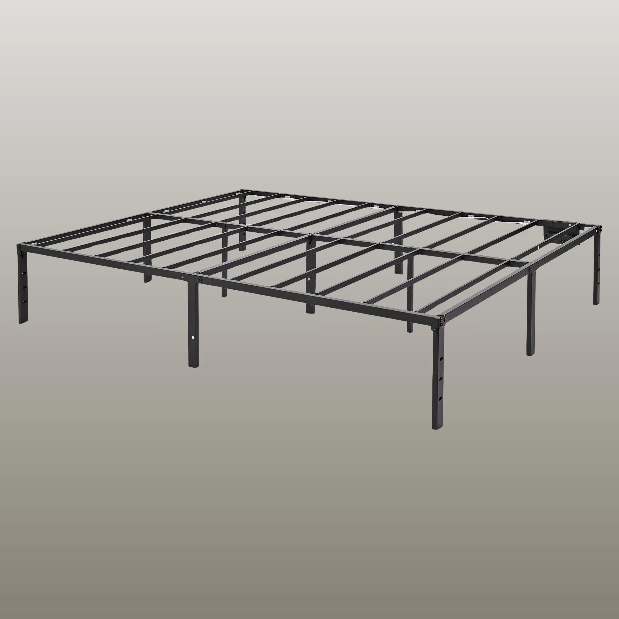 Conjunto de Móveis Moderno para Quarto com Estrutura de Cama de Painel Plano em Metal OEM