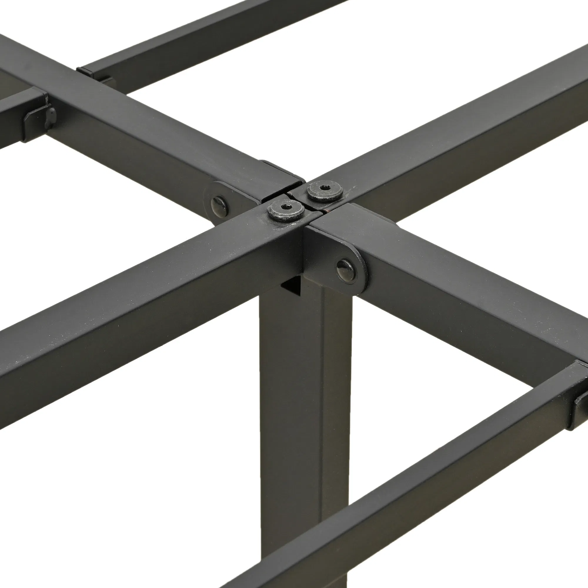 Estrutura de Cama de Metal Contemporânea para Montagem de Quarto Sem Esforço