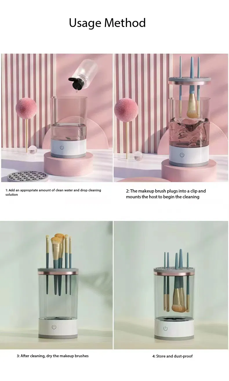 Spray profissional para limpeza de pincéis de maquiagem que remove bactérias e óleo profundo
