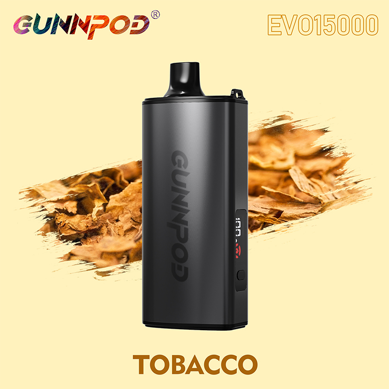 Melhor Modo de Vaping Switch 12K/15K Tela Inteligente Exibidora Vape Descartável Gunnpod Evo 15000 Puffs com Lanyard de E-Cigarro para Revendedores da UE, Reino Unido, Austrália e Nova Zelândia