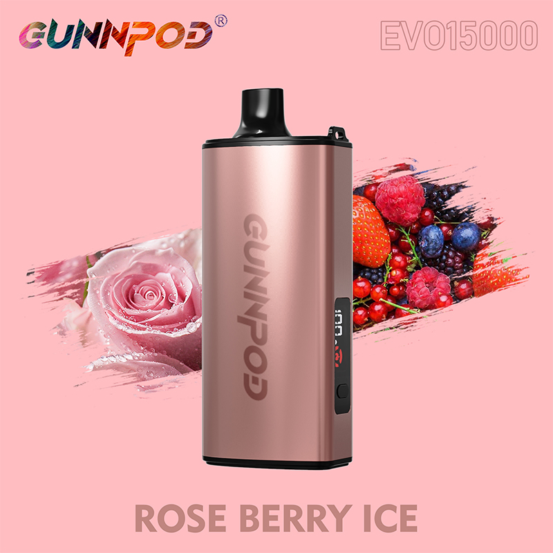 Melhor Modo de Vaping Switch 12K/15K Tela Inteligente Exibidora Vape Descartável Gunnpod Evo 15000 Puffs com Lanyard de E-Cigarro para Revendedores da UE, Reino Unido, Austrália e Nova Zelândia