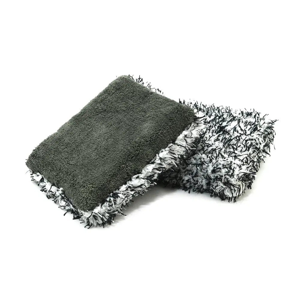 Esponja de Lavagem de Carro Plush Grande Almofadas de Microfibra Coreana Premium Absorvente de Coral Fleece Bloco