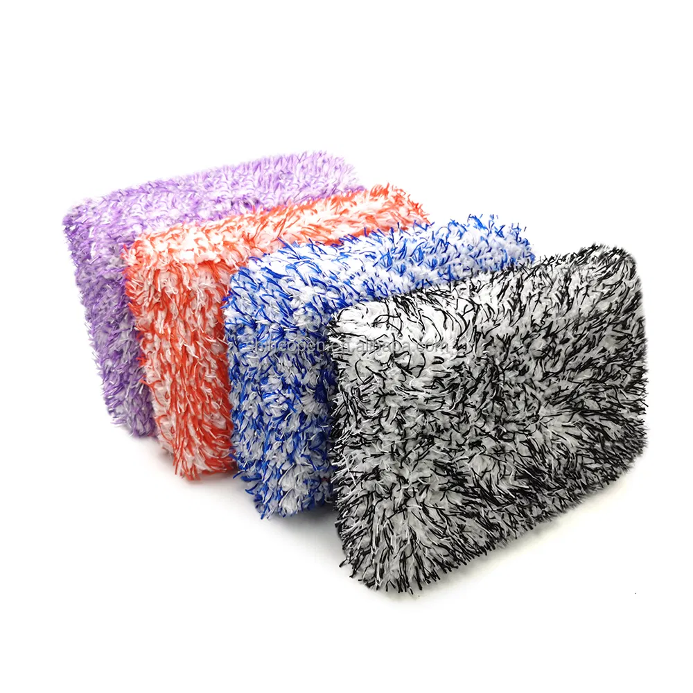 Panos de espuma para limpeza de carro, panos de microfibra para lavagem de carro, pano de lavagem para detalhamento de carro