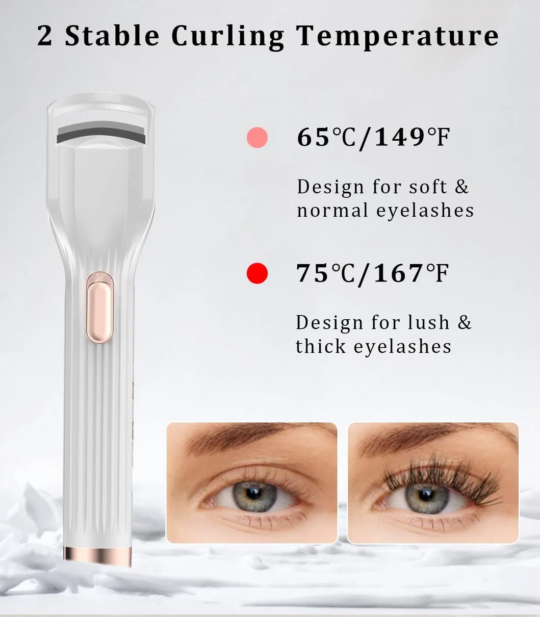 Curlador de Cílios Premium de Aquecimento Rápido - Pronto em 8 Segundos